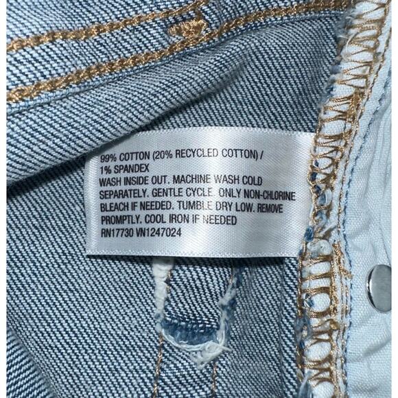 Wild Fable Women’s Flared Jeans Light Wash Size XS / 0 Retro Style - Picture 4 of 7